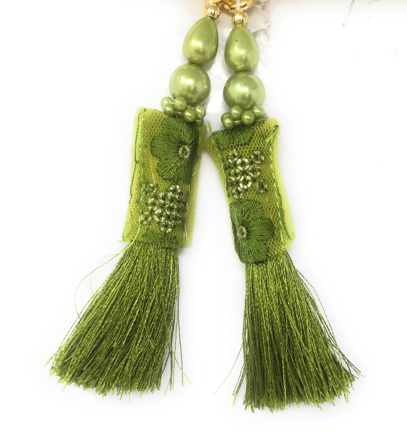 Silk Tassel Earrings – Valliyan